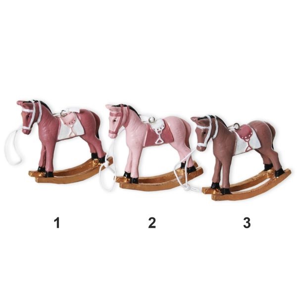 Houpací kůň polyresin 7,5cm mix